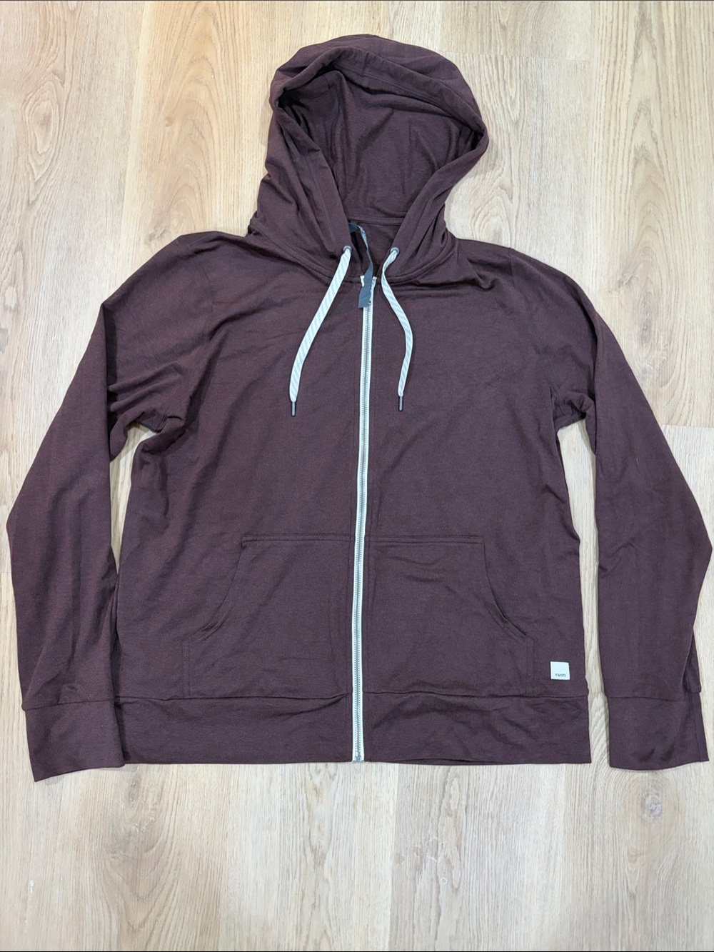 Vuori Zip-Up Hoodie Sweatshirt - XL